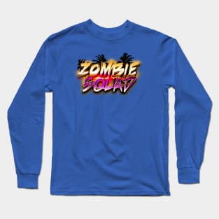 ZOMBIE SQUAD 80s Text Effects 2 Long Sleeve T-Shirt